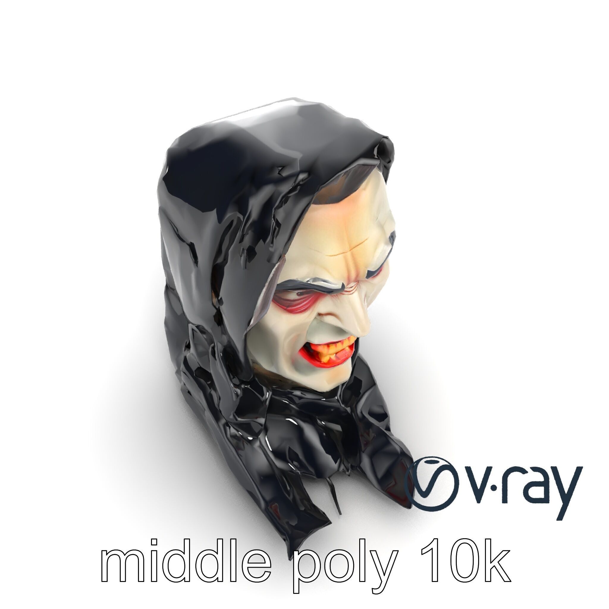 Vampire Gothic Horror Character model pack Low-poly 3D model_19