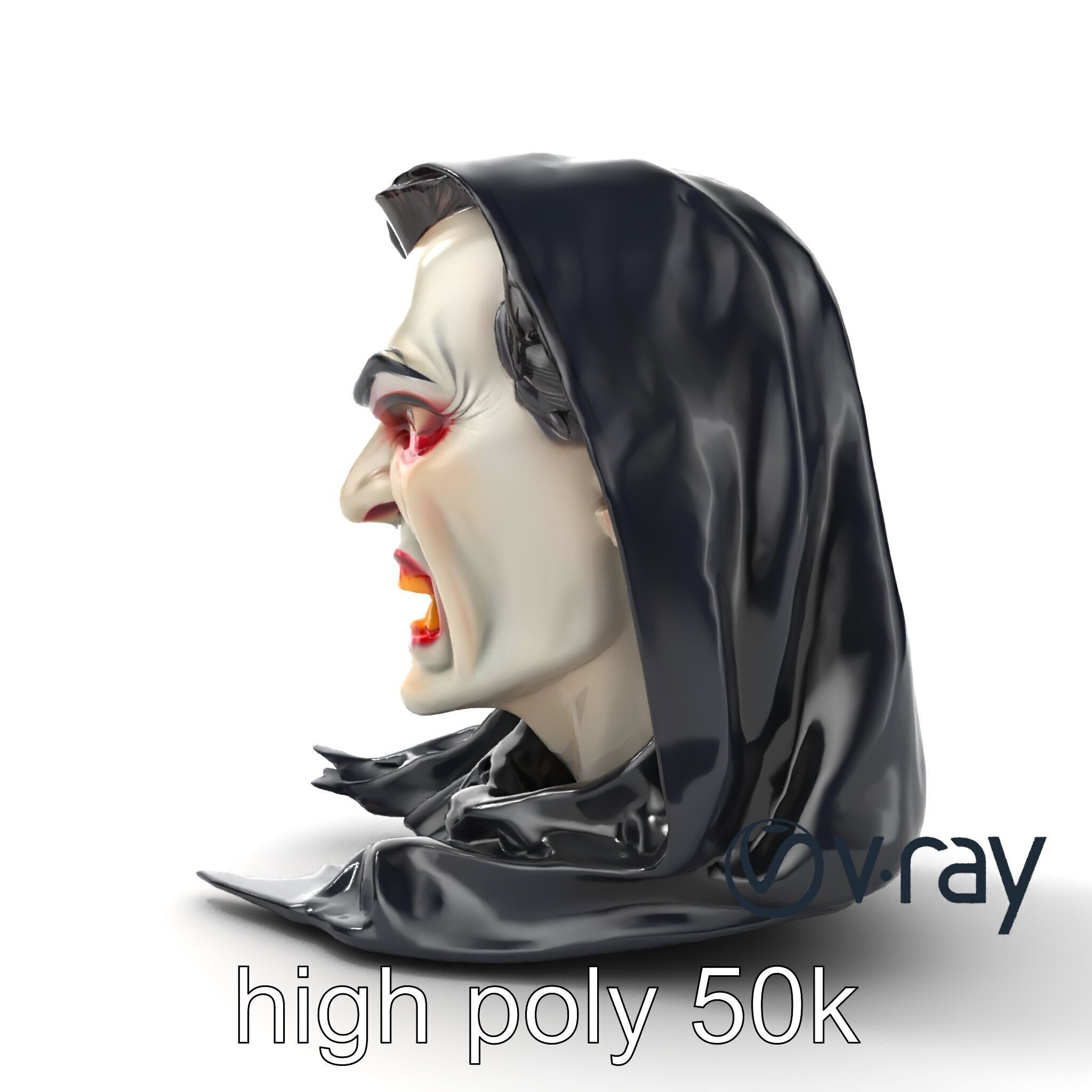 Vampire Gothic Horror Character model pack Low-poly 3D model_22