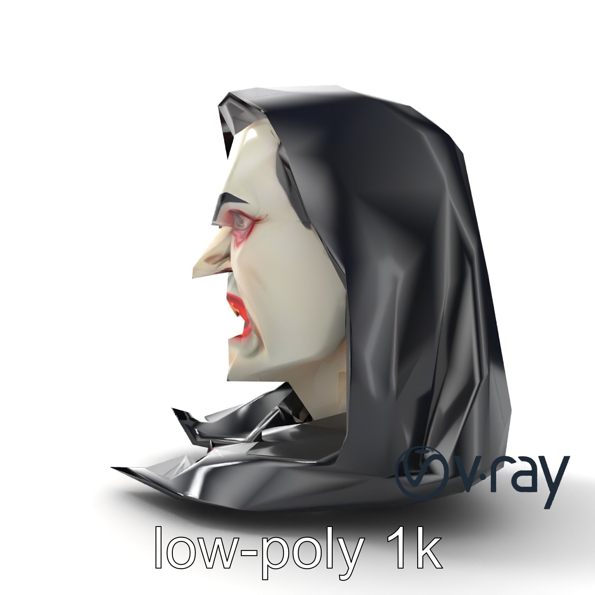 Vampire Gothic Horror Character model pack Low-poly 3D model_10
