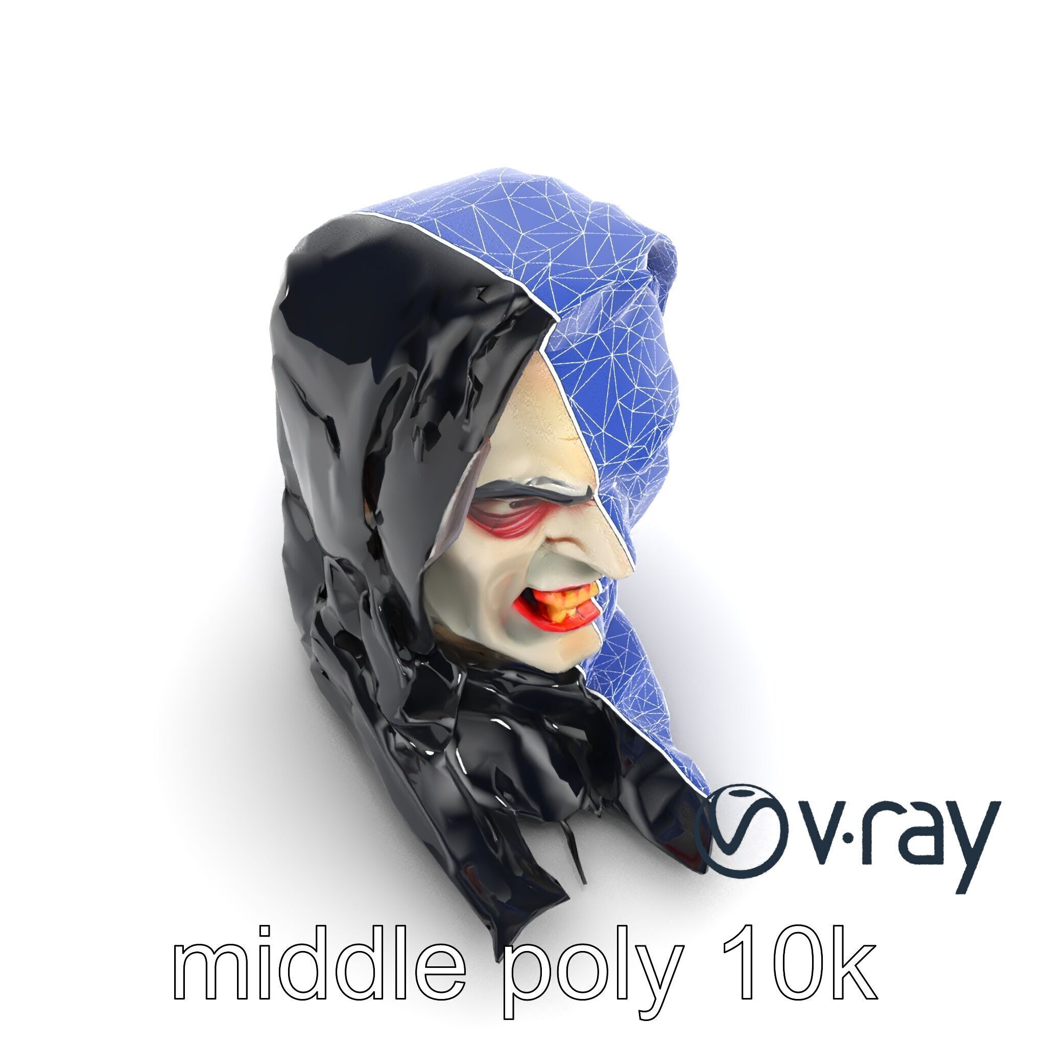 Vampire Gothic Horror Character model pack Low-poly 3D model_15