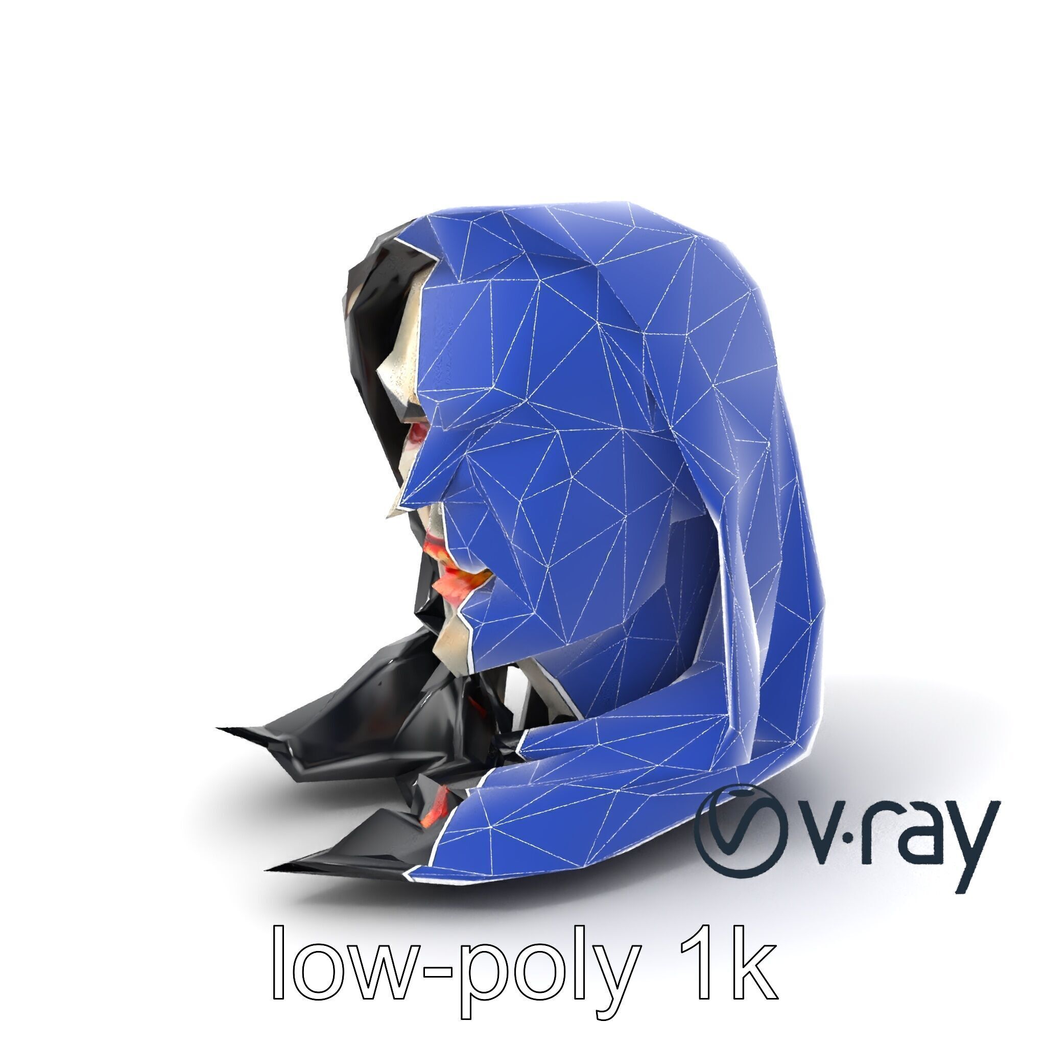 Vampire Gothic Horror Character model pack Low-poly 3D model_11