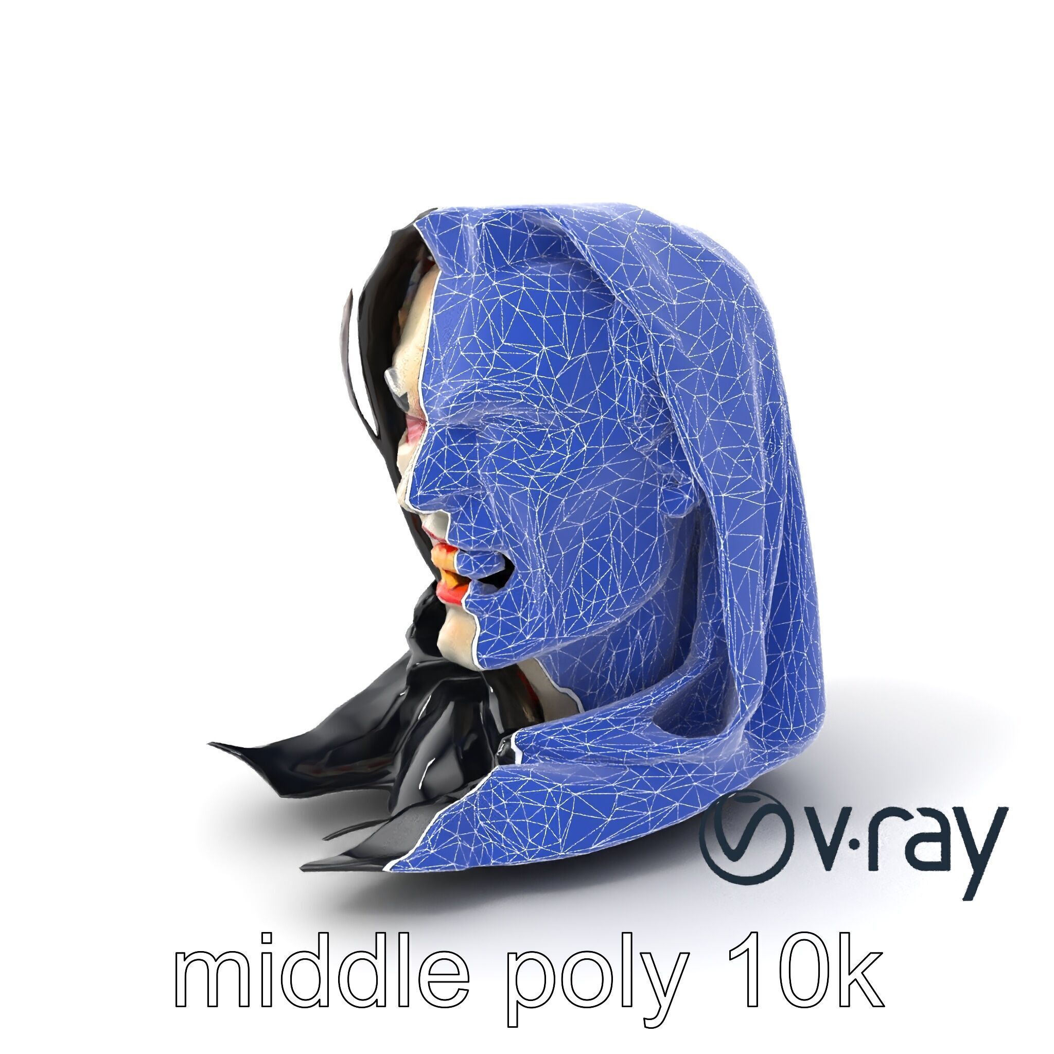 Vampire Gothic Horror Character model pack Low-poly 3D model_4