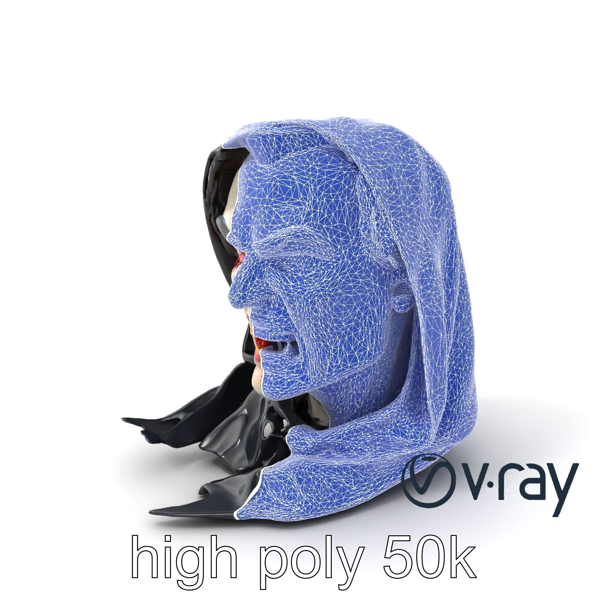 Vampire Gothic Horror Character model pack Low-poly 3D model_31