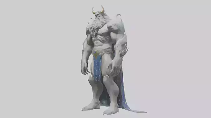 Celestial Giant model Low-poly 3D model