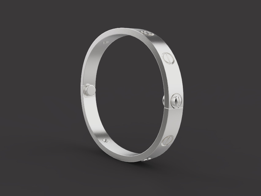 Bracelet Love 67447 3D print model_2