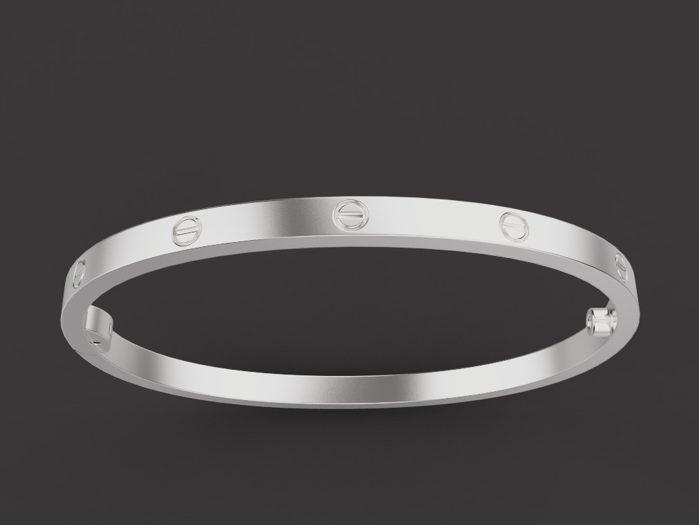 Bracelet Love 67411 3D print model_2