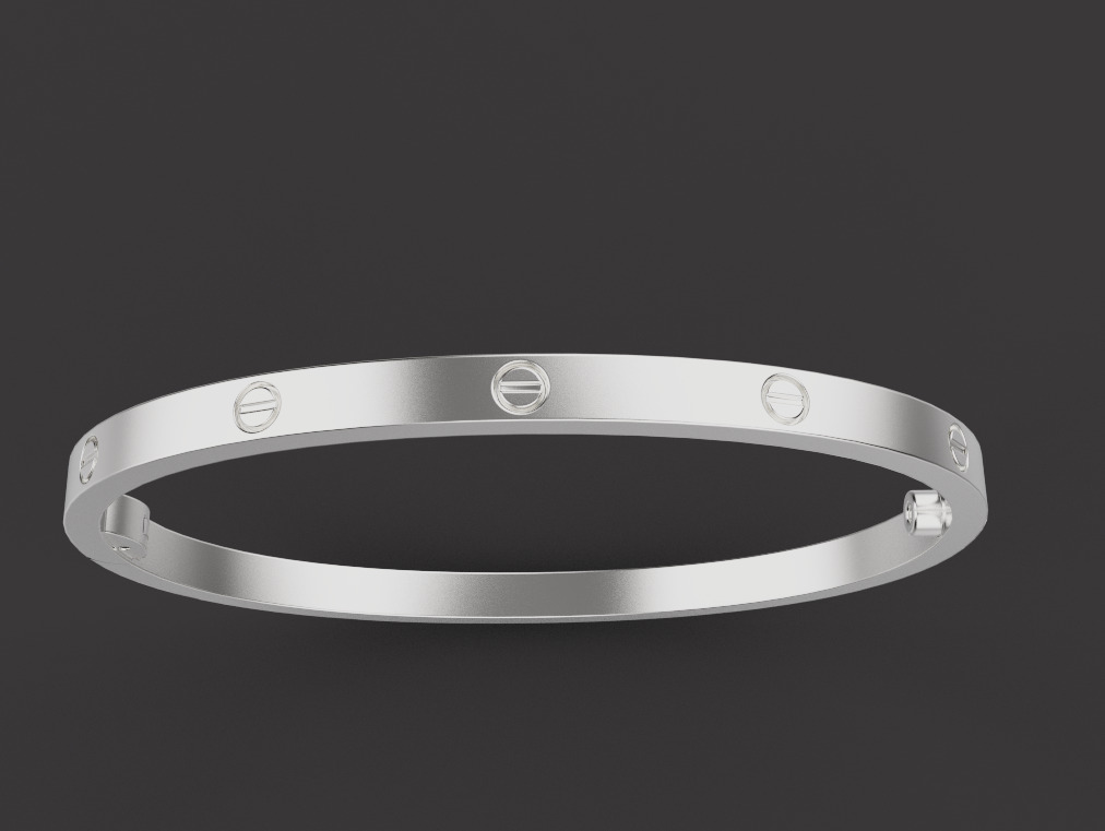 Bracelet Love 67411 3D print model_3