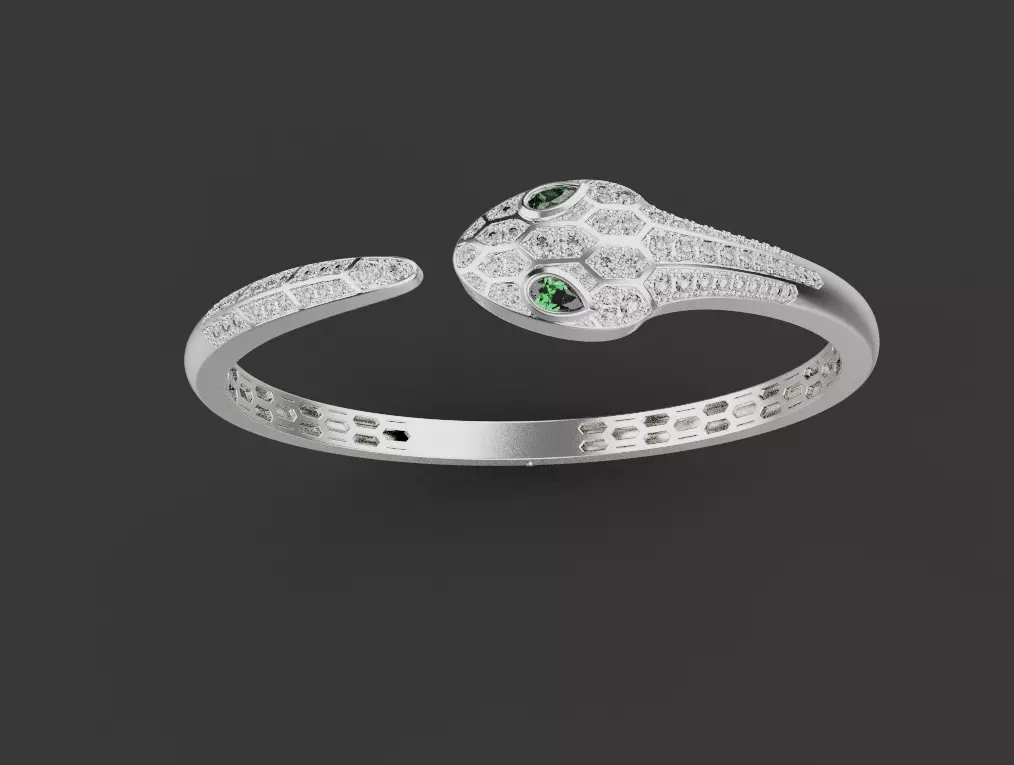 Snake Ring 67402 3D print model_0