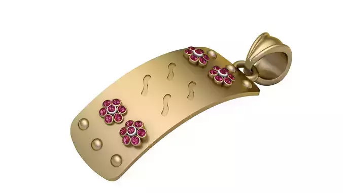 CHARM PENDANT 3D PRITNABLE MODEL 