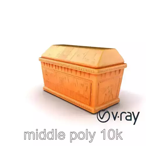 Egyptian Sarcophagus Historical Artefact model pack