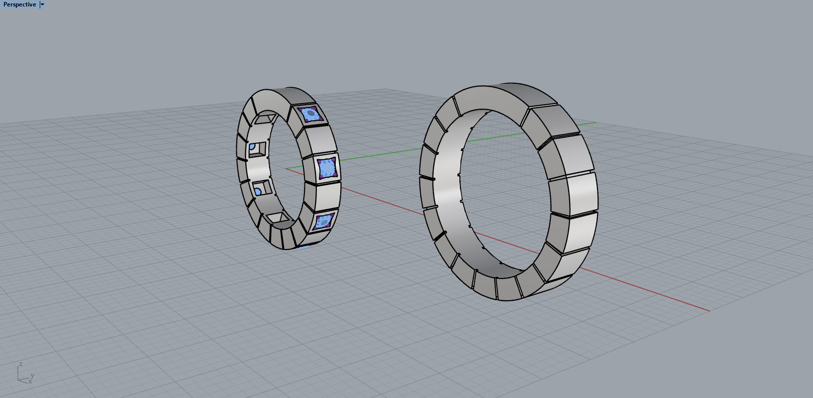 Rings 66113 3D print model_5