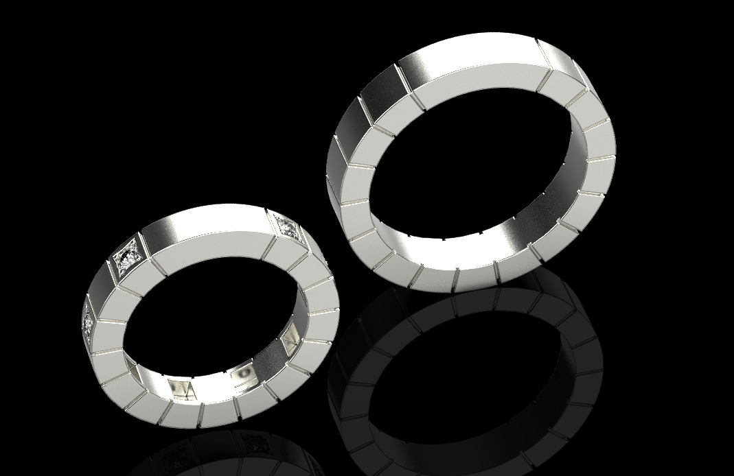 Rings 66113 3D print model_1