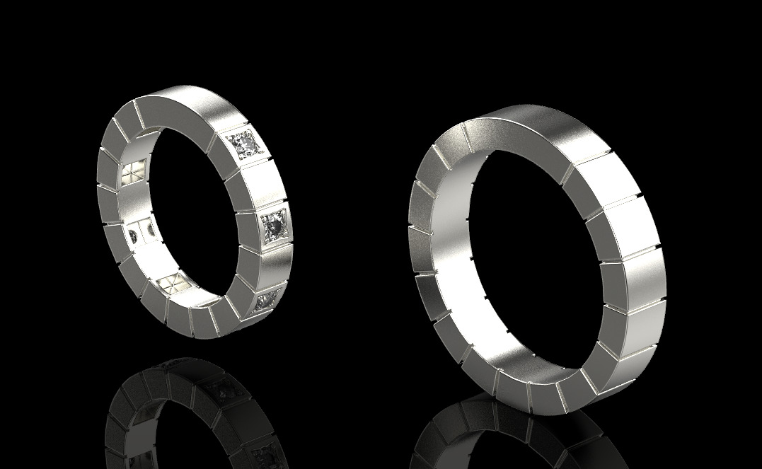 Rings 66113 3D print model_2