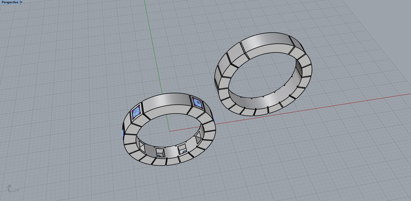 Rings 66113 3D print model_4