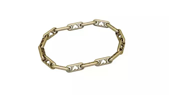 CHAIN DESIGN  PENDANT 3D PRITNABLE MODEL