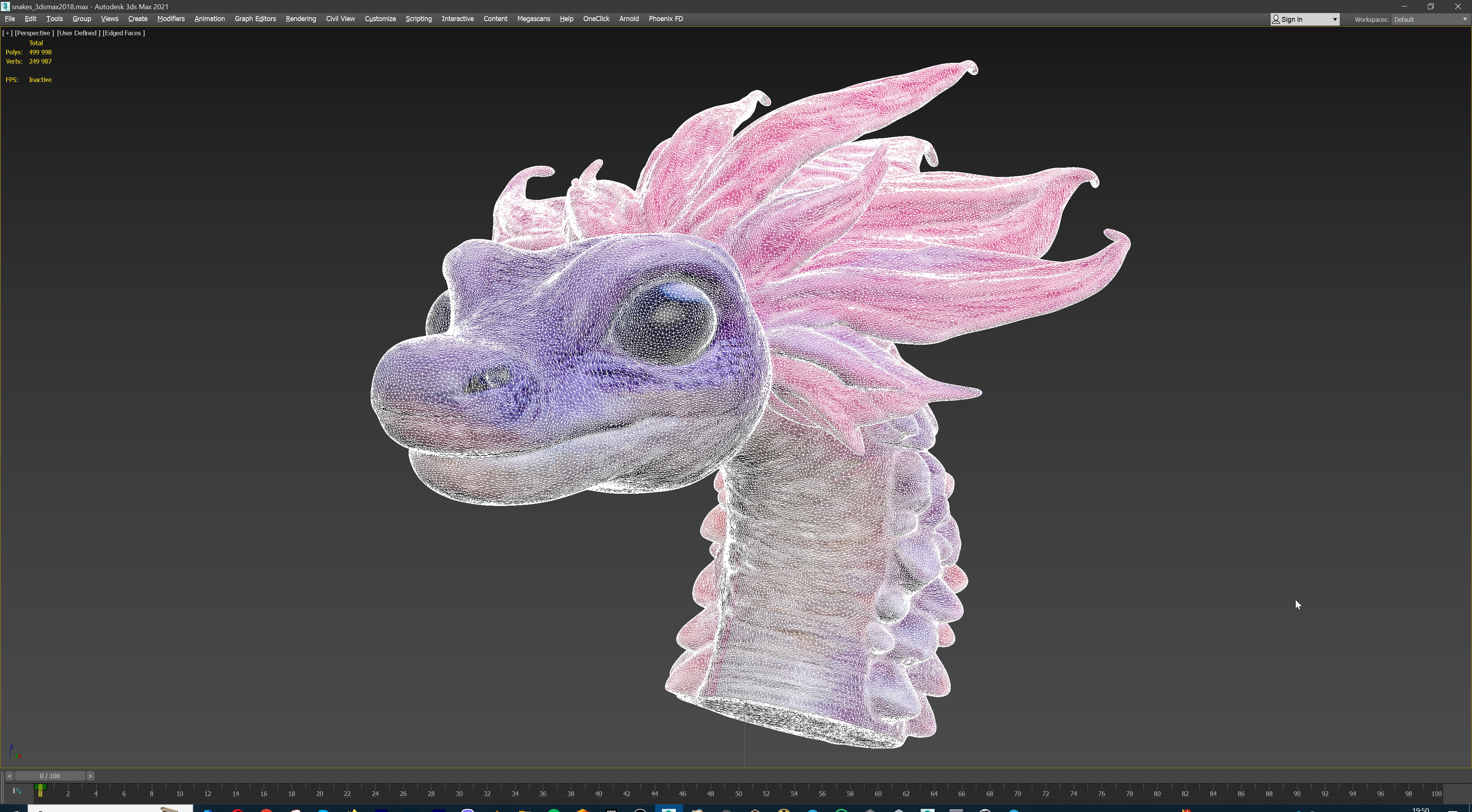 Ultimate Snake Head Pack  48 HighPoly Stylized Assets 3D model_23