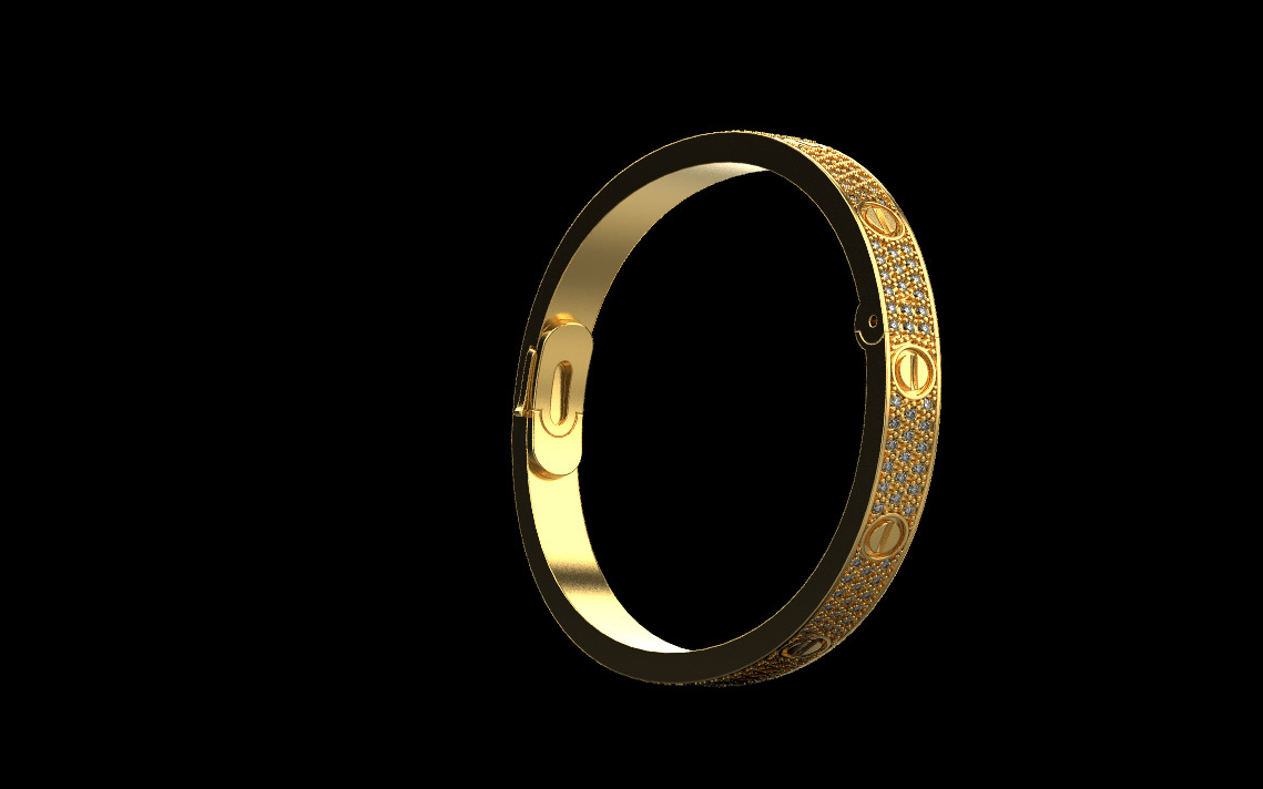 Bracelet 65200 3D print model_2