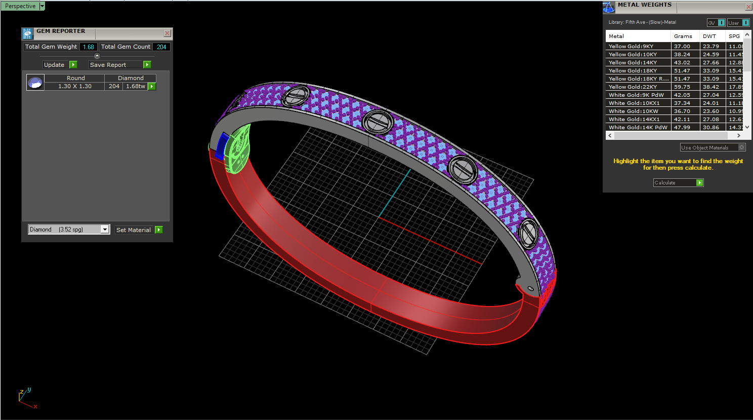 Bracelet 65200 3D print model_5
