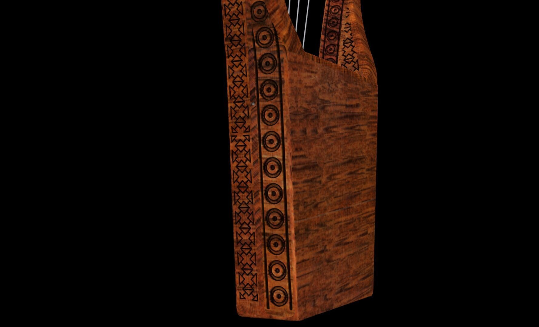 Harp of David 3D print model_18