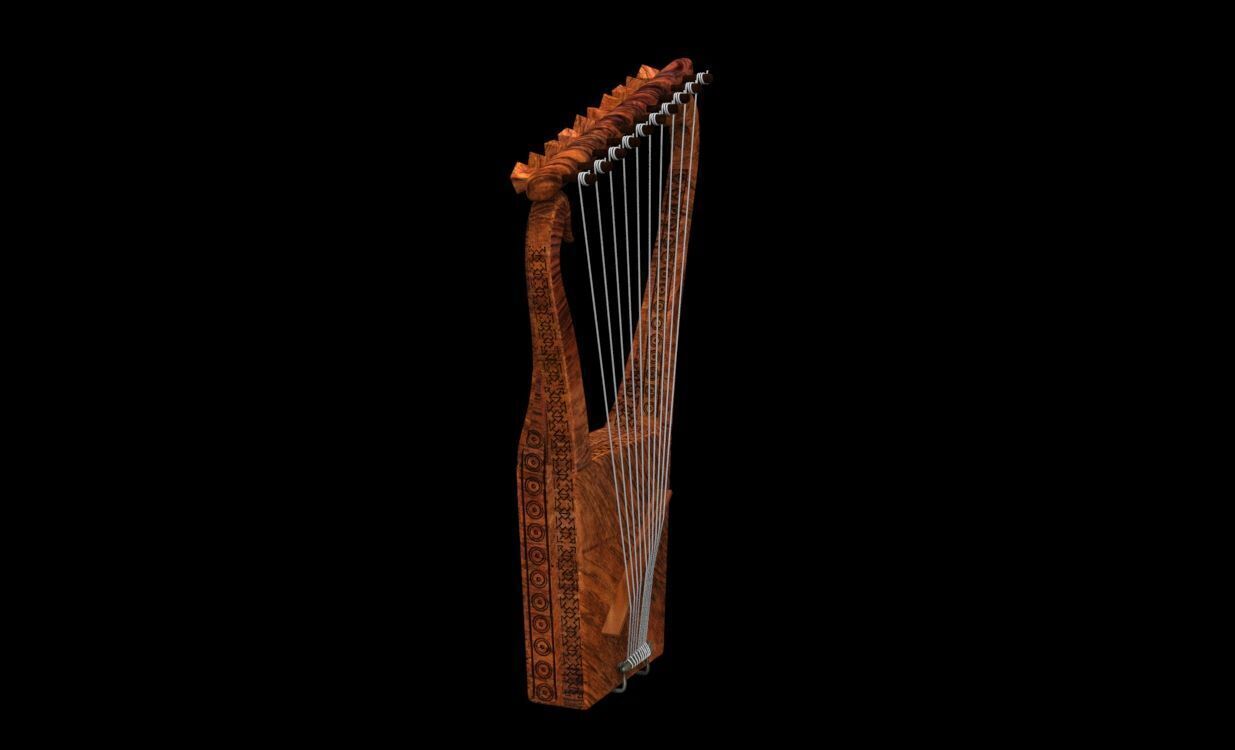 Harp of David 3D print model_10