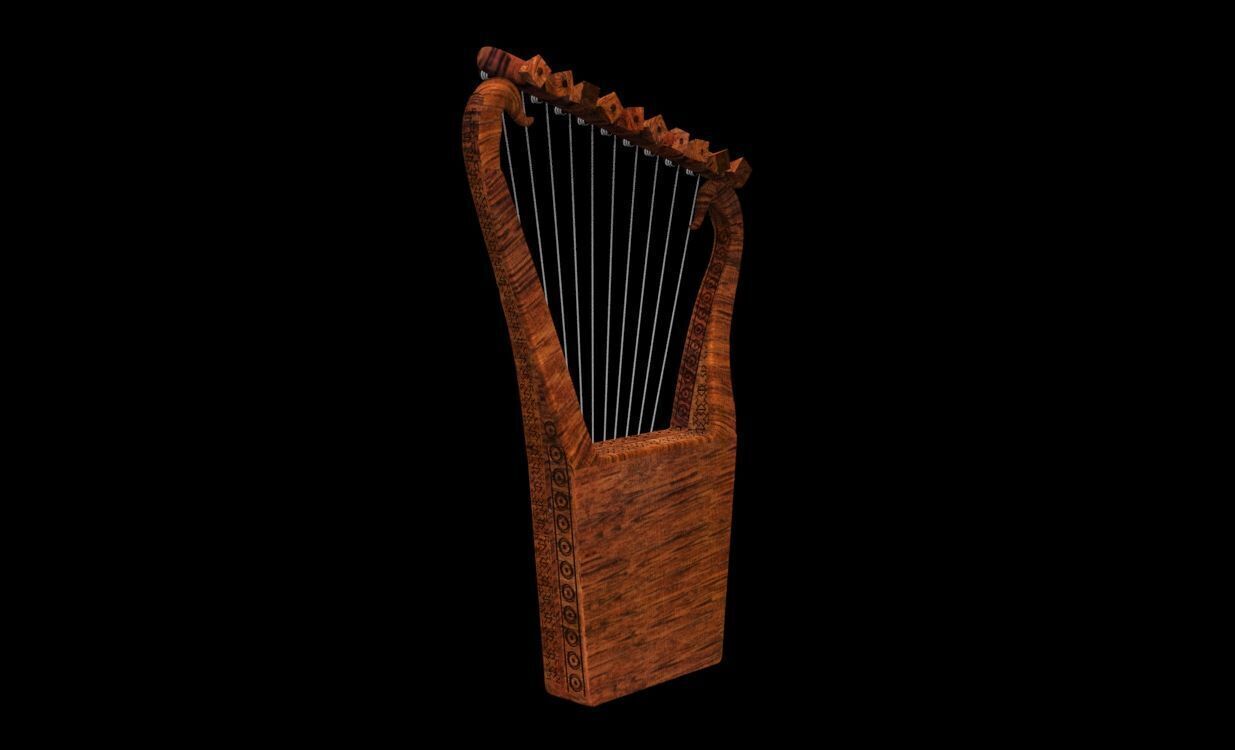 Harp of David 3D print model_6