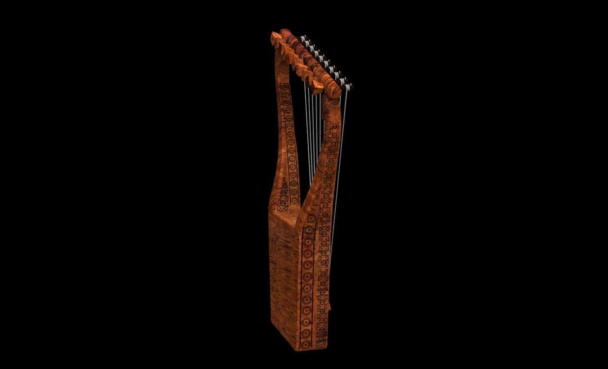 Harp of David 3D print model_9