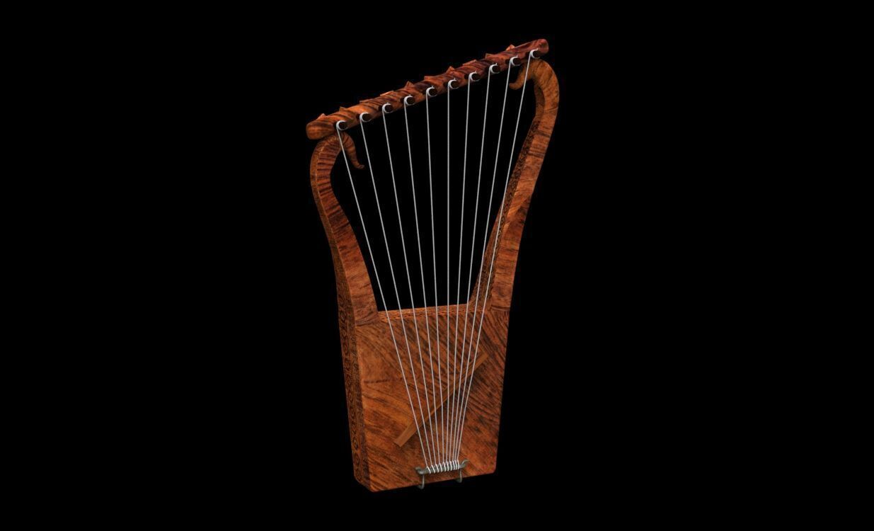 Harp of David 3D print model_3