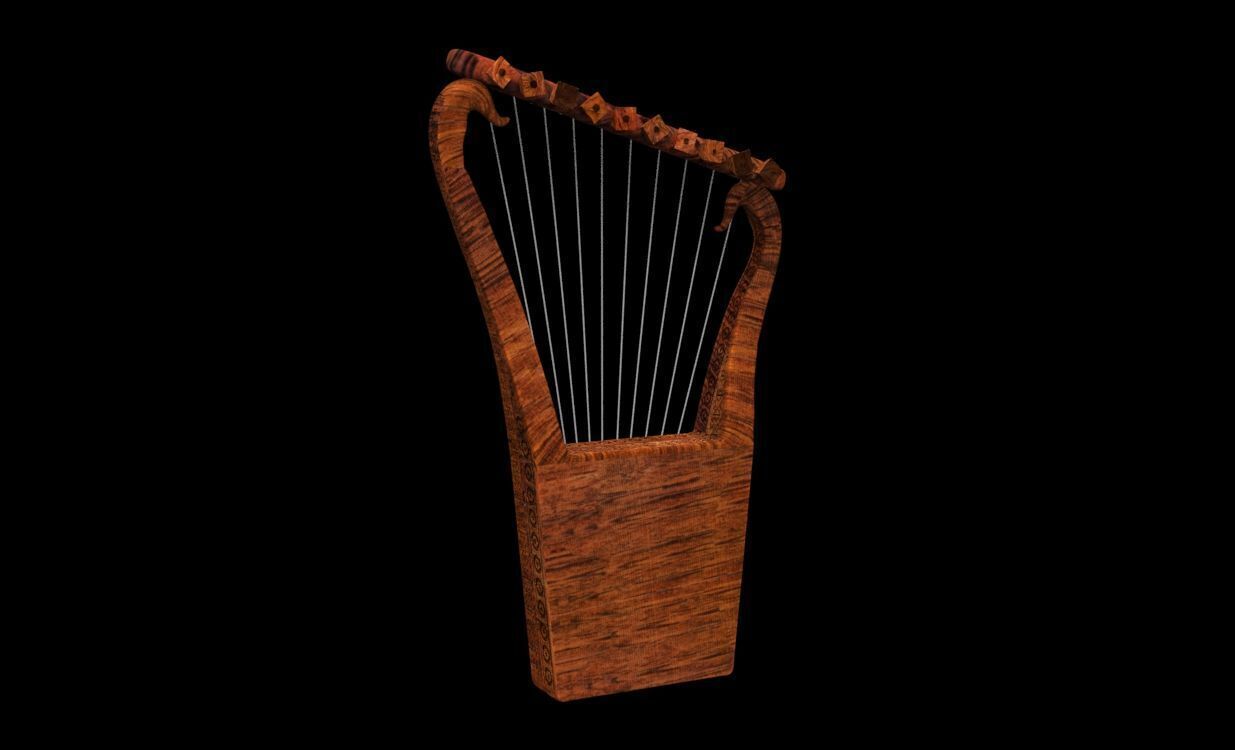 Harp of David 3D print model_7