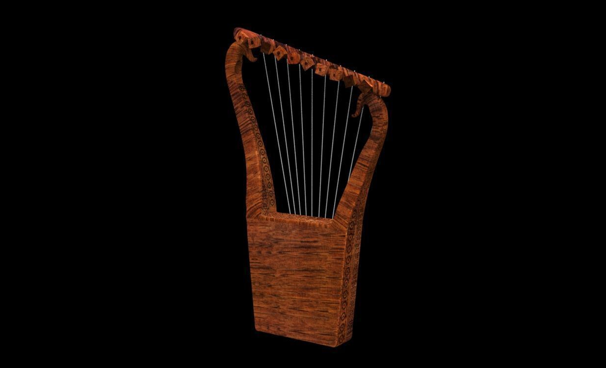 Harp of David 3D print model_5