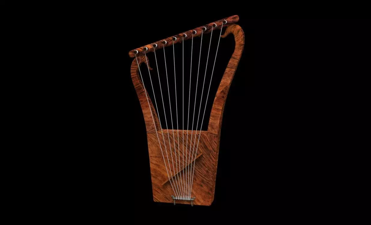 Harp of David 3D print model_0
