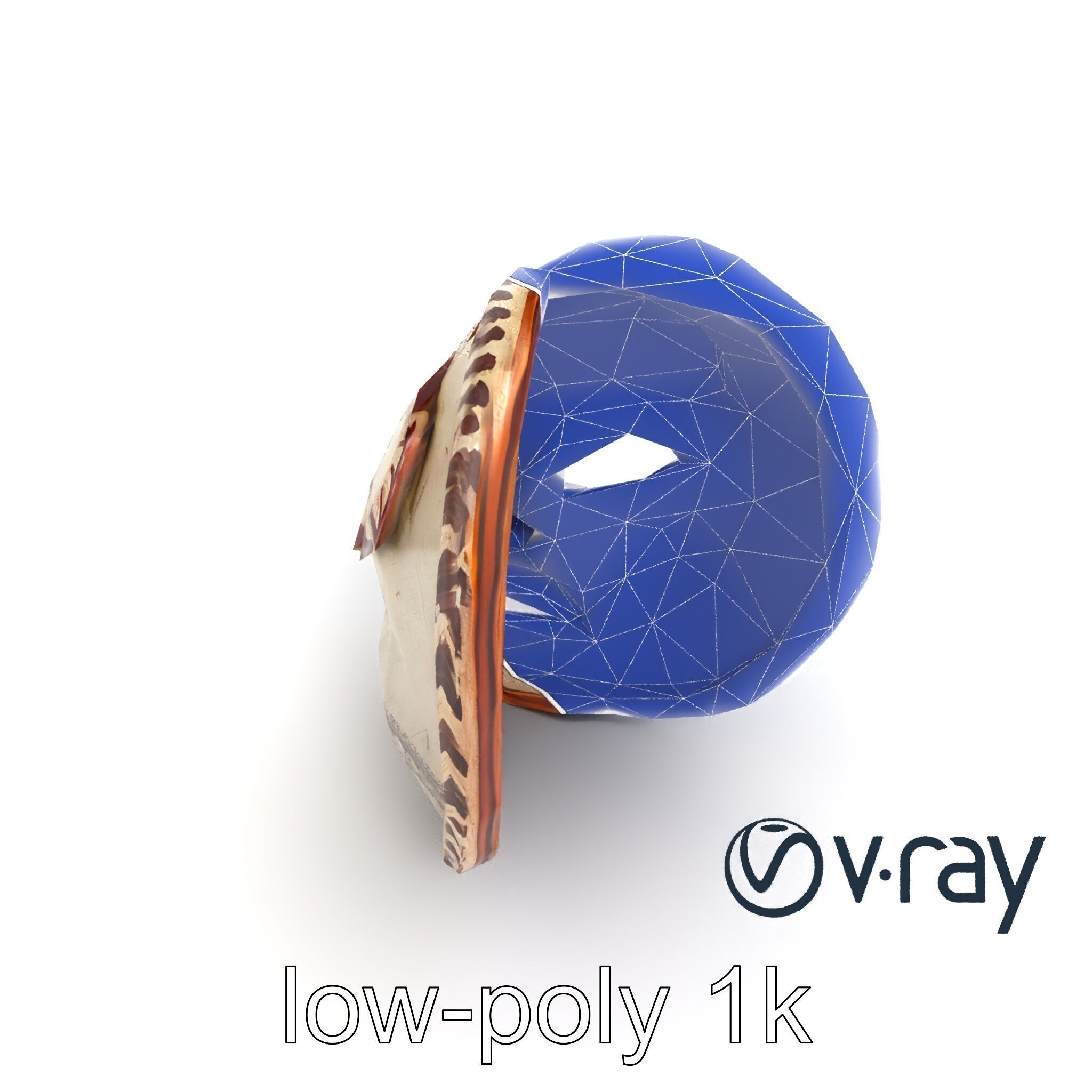 Ancient Ritual Carved Mask model pack Low-poly 3D model_28