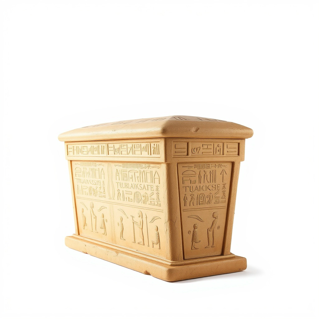 Ancient Egyptian Sarcophagus model pack Low-poly 3D model_3