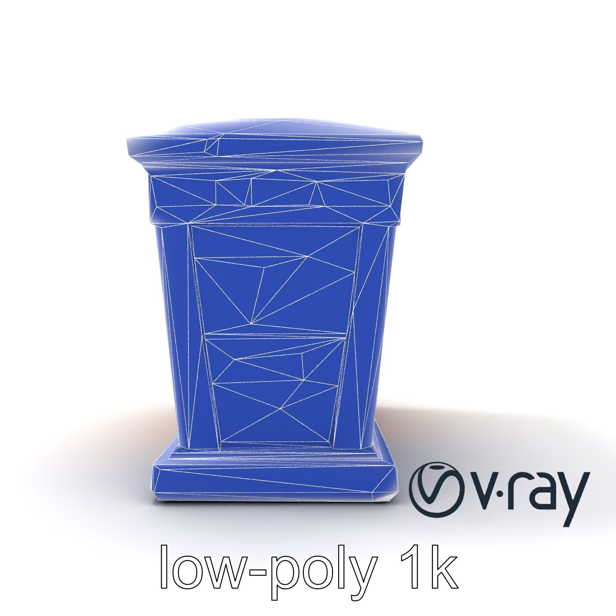 Ancient Egyptian Sarcophagus model pack Low-poly 3D model_12