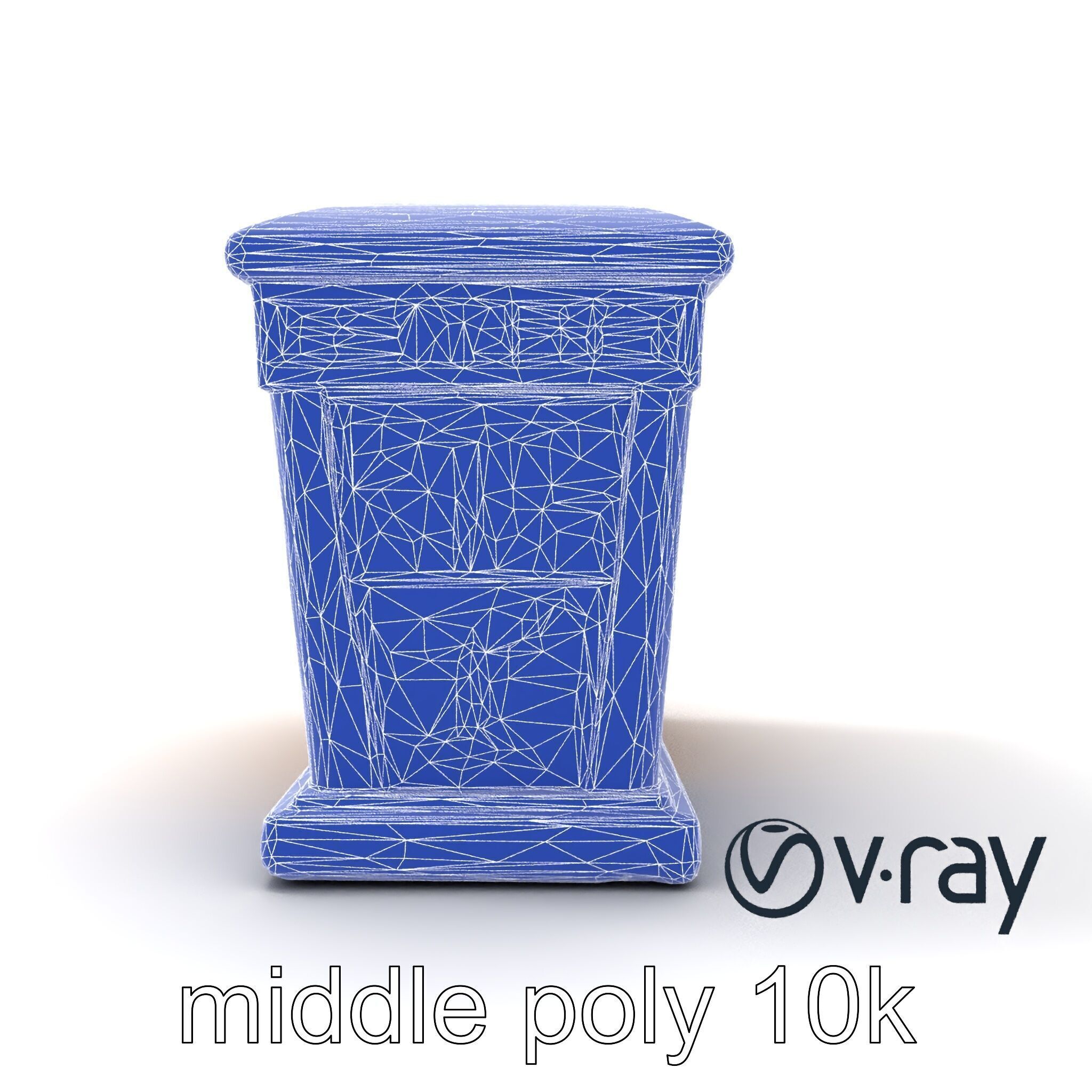 Ancient Egyptian Sarcophagus model pack Low-poly 3D model_25