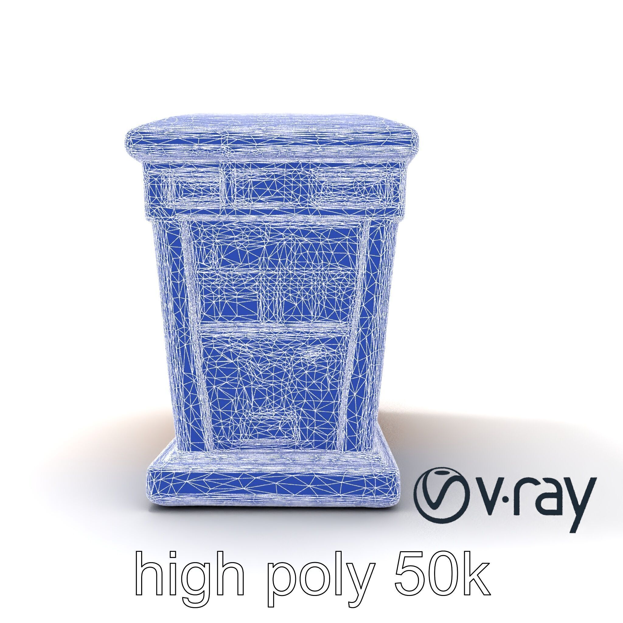 Ancient Egyptian Sarcophagus model pack Low-poly 3D model_30