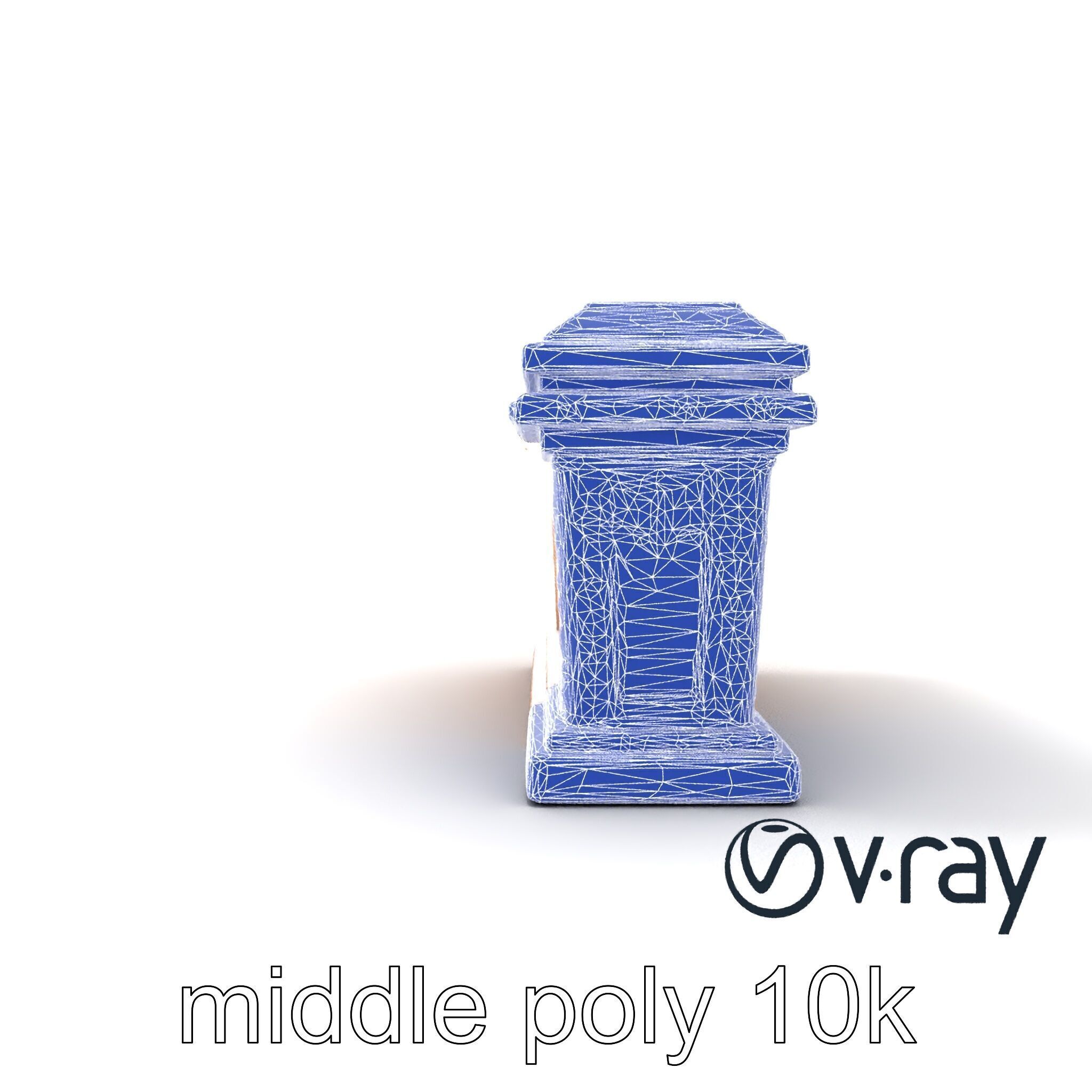 Ancient Egyptian Sarcophagus Sculpture model pack Low-poly 3D model_28