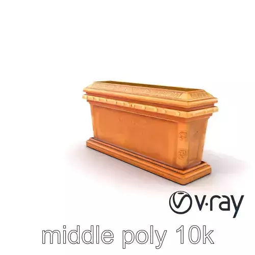 Ancient Egyptian Sarcophagus Sculpture model pack