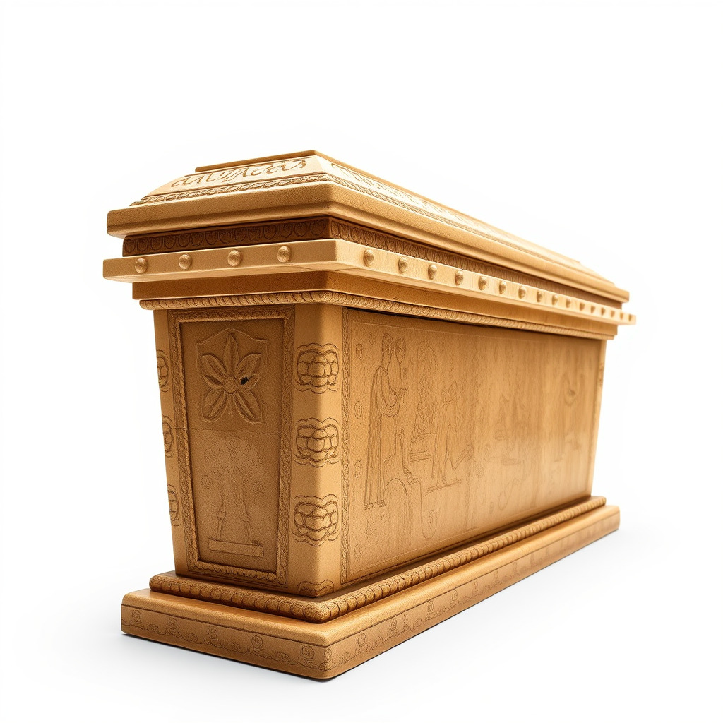 Ancient Egyptian Sarcophagus Sculpture model pack Low-poly 3D model_3