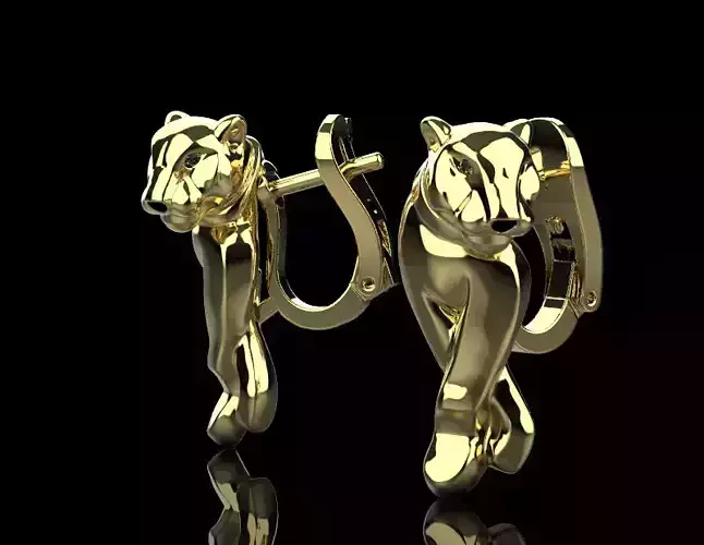 Panther Earrings 50933