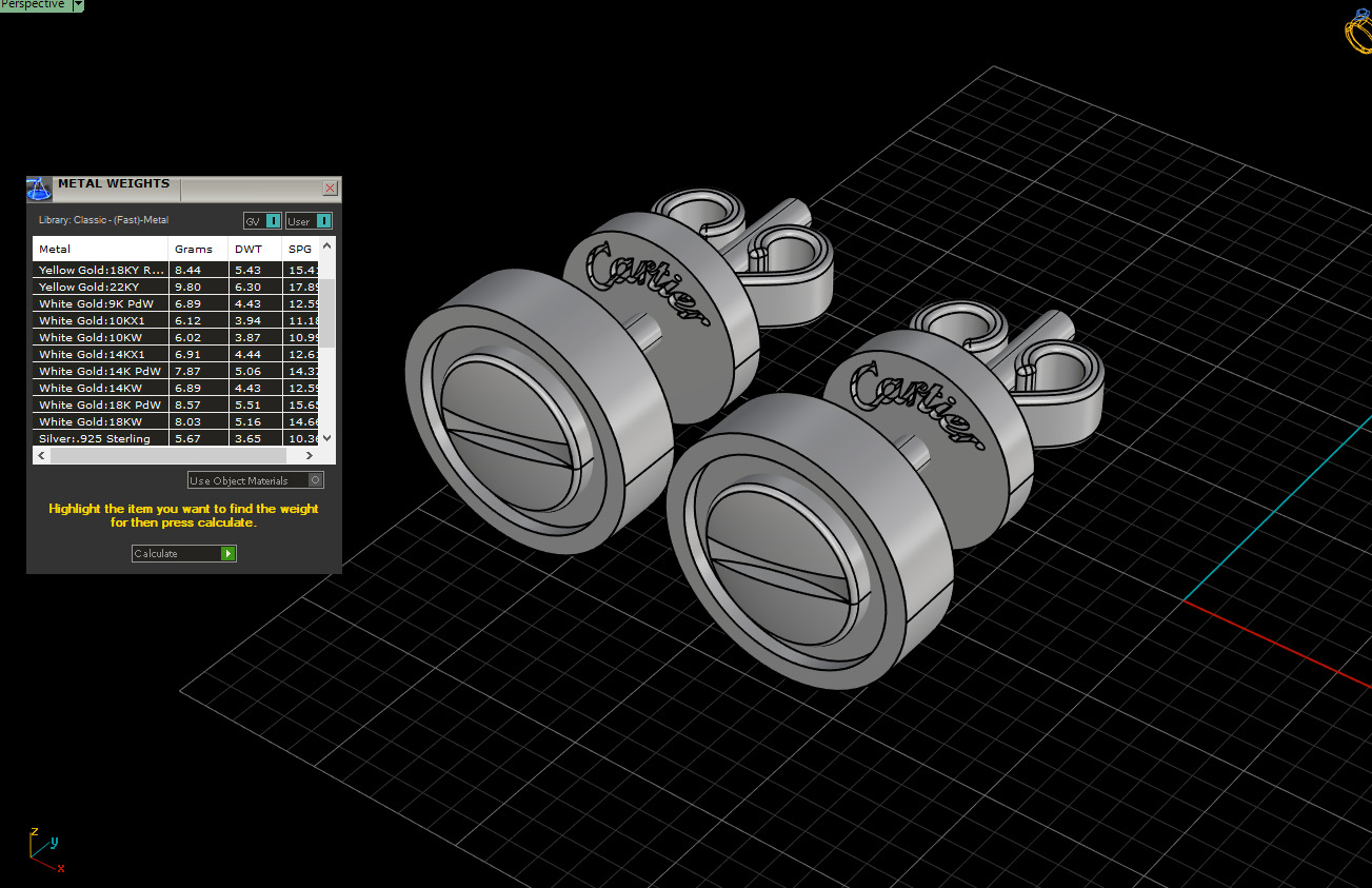 Earrings 40056 3D print model_3