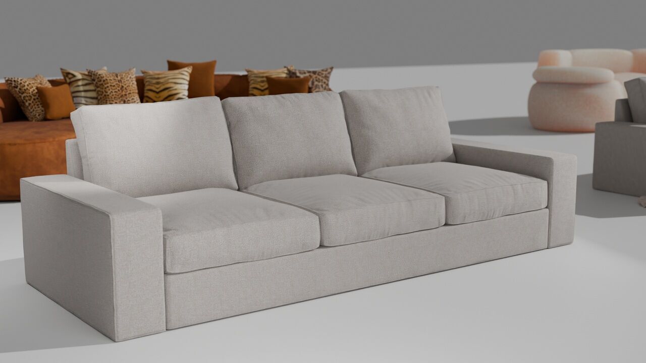 Sofas  Armchairs and chairs PACK Low-poly 3D model_4