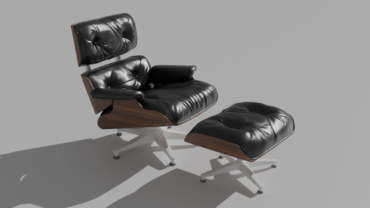 Sofas  Armchairs and chairs PACK Low-poly 3D model_9