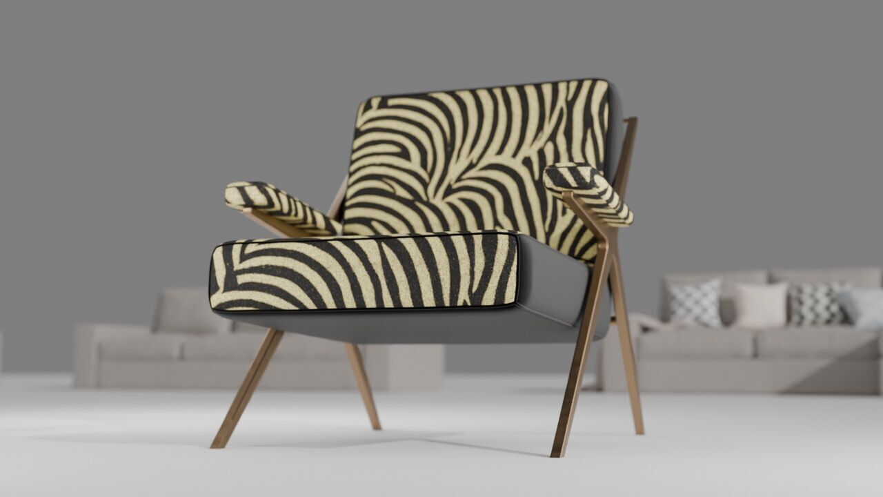 Sofas  Armchairs and chairs PACK Low-poly 3D model_13