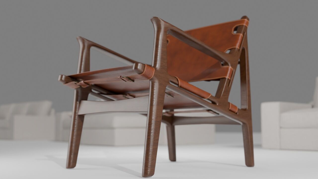 Sofas  Armchairs and chairs PACK Low-poly 3D model_20