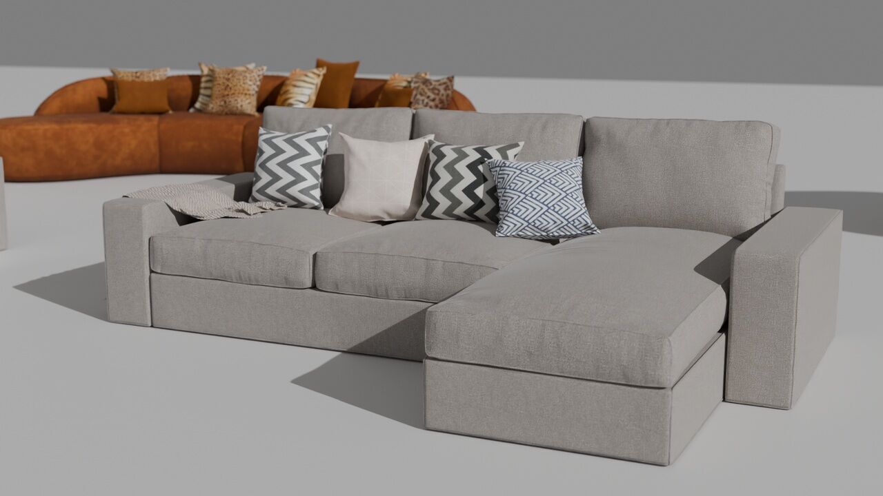 Sofas  Armchairs and chairs PACK Low-poly 3D model_5