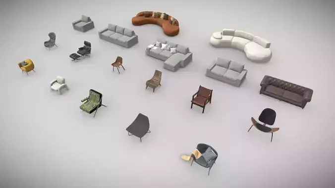 Sofas  Armchairs and chairs PACK