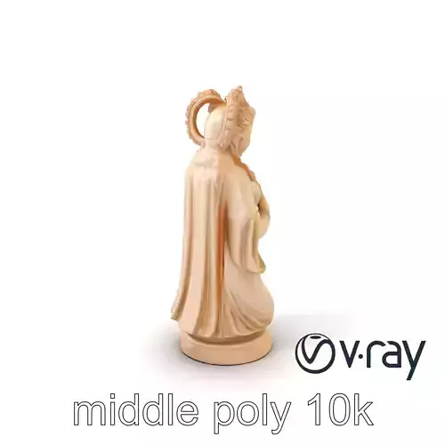 Goddess Statuette Cultural Heritage model pack
