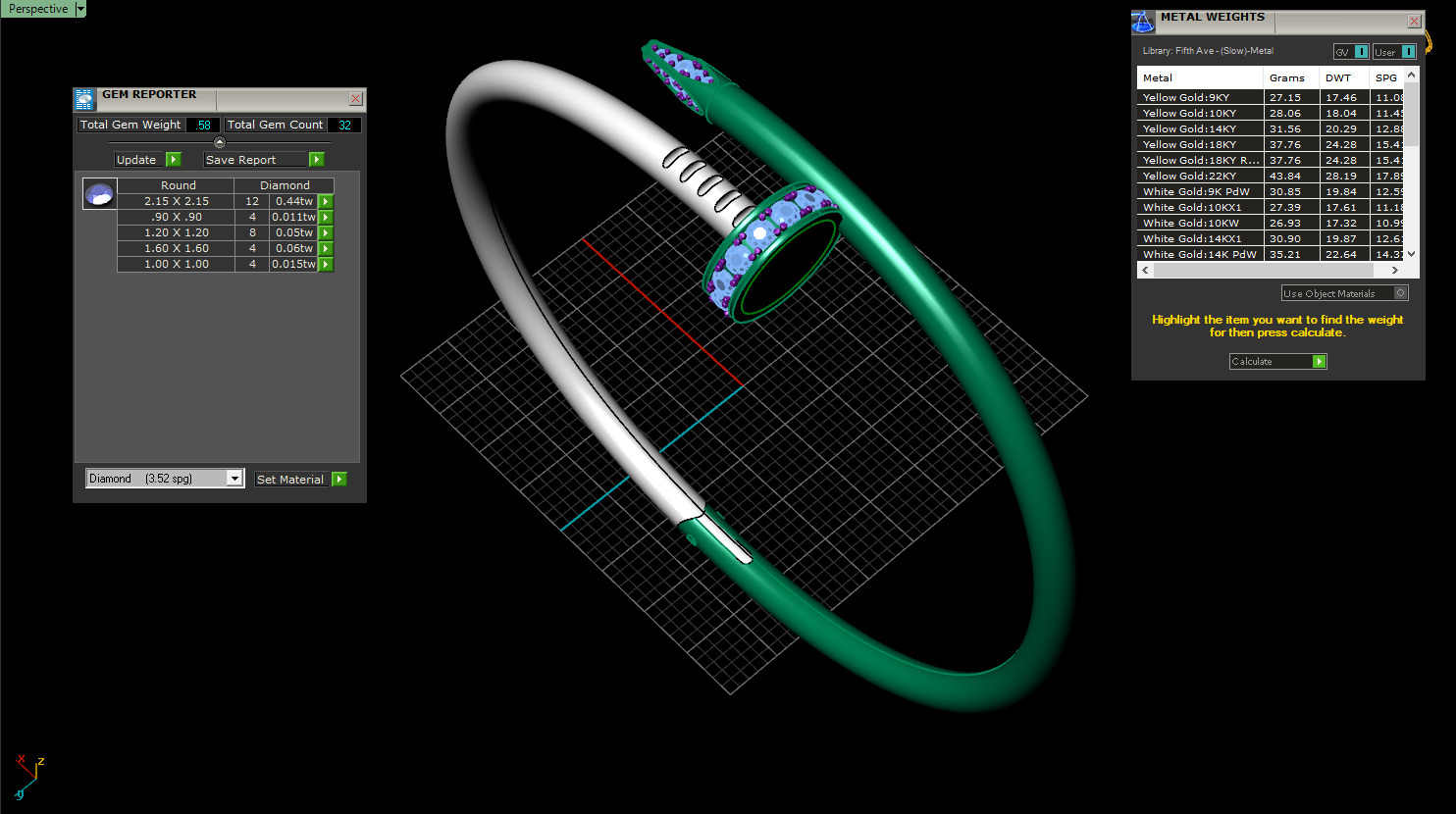 Nail Bracelet 30578 3D print model_7