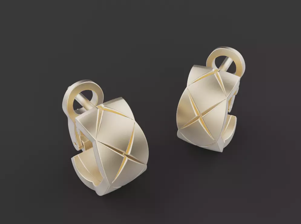 Earrings 30549 3D print model_0