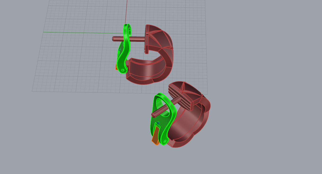 Earrings 30549 3D print model_4